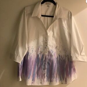 Sew What! Hand Painted Blouse